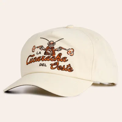 Sendero Provisions Co. White La Cucaracha Embroidered Curved Bill Cap