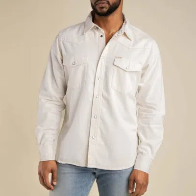 Sendero Provisions Co. Wyatt Denim Shirt In White