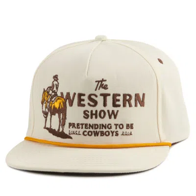 Sendero ​ Provisions ​co. Men's Cream The Western Show Logo Cap In White