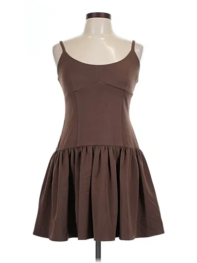 Seni & Cade Casual Dress In Brown