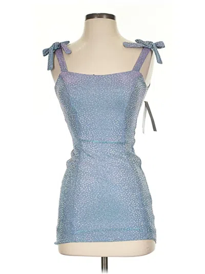 Pre-owned Seni & Cade Cocktail Dress In Blue