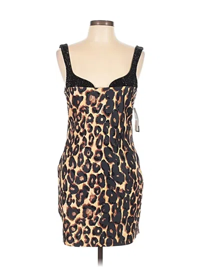 Pre-owned Seni & Cade Cocktail Dress In Brown