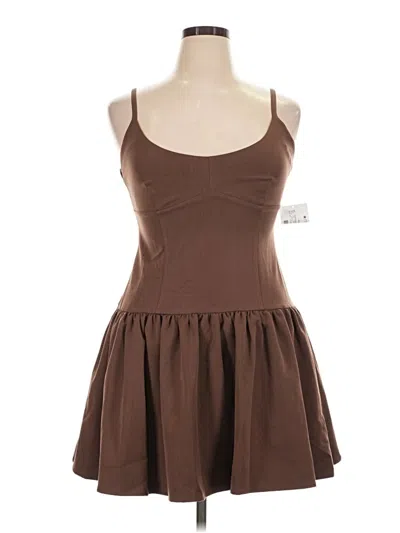 Pre-owned Seni & Cade Cocktail Dress In Brown