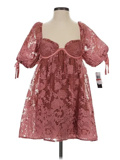 Pre-owned Seni & Cade Cocktail Dress In Burgundy