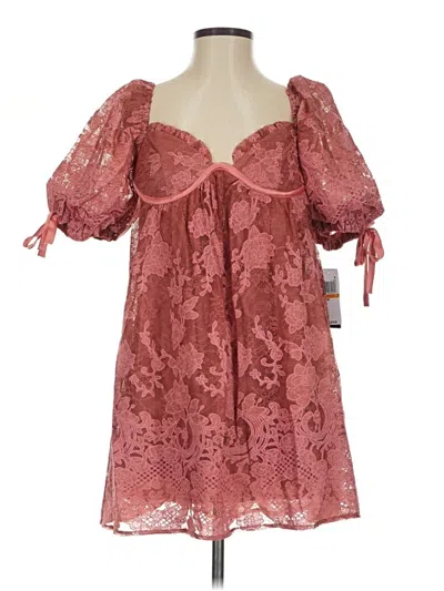 Seni & Cade Cocktail Dress In Burgundy