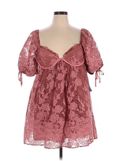 Seni & Cade Cocktail Dress In Burgundy