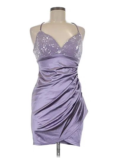 Pre-owned Seni & Cade Cocktail Dress In Purple