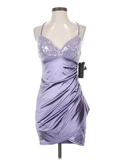 Pre-owned Seni & Cade Cocktail Dress In Purple