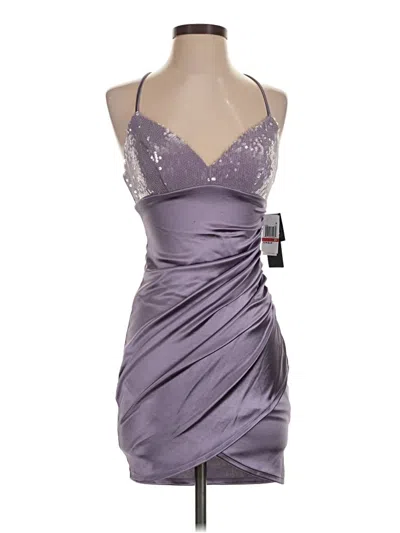 Pre-owned Seni & Cade Cocktail Dress In Silver