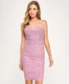Seni & Cade Juniors' Embellished Mesh Dress