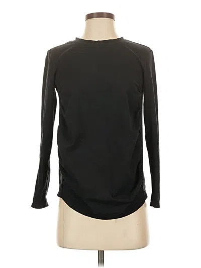 Pre-owned Senita Athletics 3/4 Sleeve T-shirt In Black