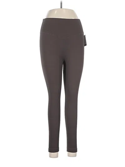 Pre-owned Senita Athletics Active Pants In Brown