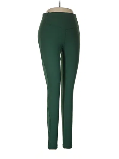 Pre-owned Senita Athletics Active Pants In Green