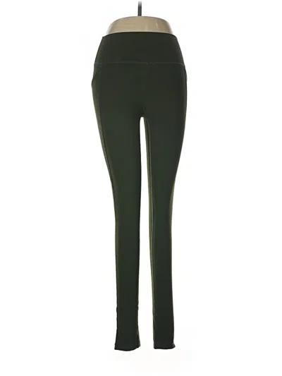 Pre-owned Senita Athletics Active Pants In Green