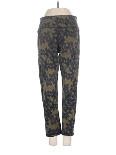 Pre-owned Senita Athletics Active Pants In Green