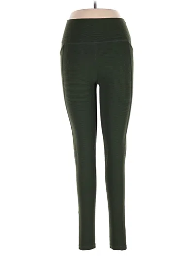 Pre-owned Senita Athletics Active Pants In Green