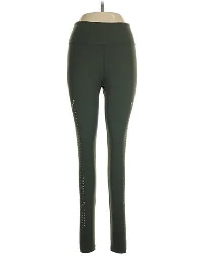 Pre-owned Senita Athletics Active Pants In Green