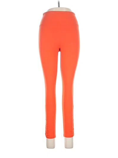 Pre-owned Senita Athletics Active Pants In Orange