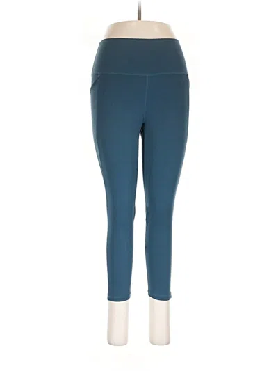 Pre-owned Senita Athletics Active Pants In Teal