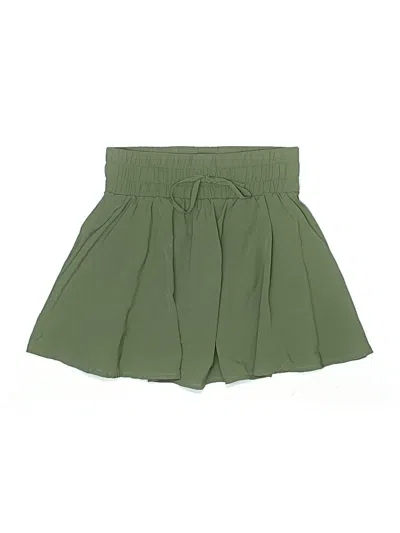 Pre-owned Senita Athletics Active Skort In Green