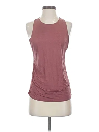 Pre-owned Senita Athletics Active Tank Top In Burgundy