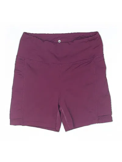 Pre-owned Senita Athletics Athletic Shorts In Burgundy