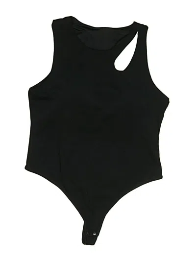 Pre-owned Senita Athletics Bodysuit In Black