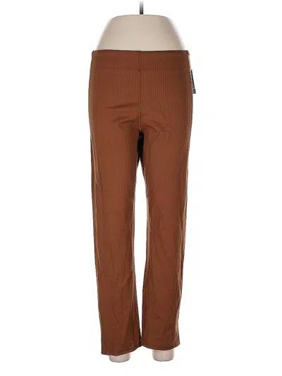 Pre-owned Senita Athletics Casual Pants In Brown