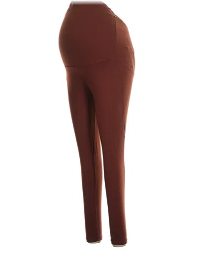 Pre-owned Senita Athletics Leggings In Brown