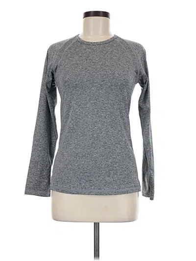 Pre-owned Senita Athletics Long Sleeve T-shirt In Gray