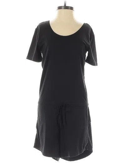 Pre-owned Senita Athletics Romper In Black