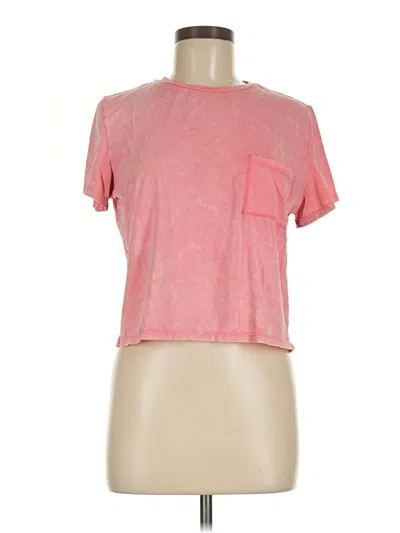 Pre-owned Senita Athletics Short Sleeve T-shirt In Pink