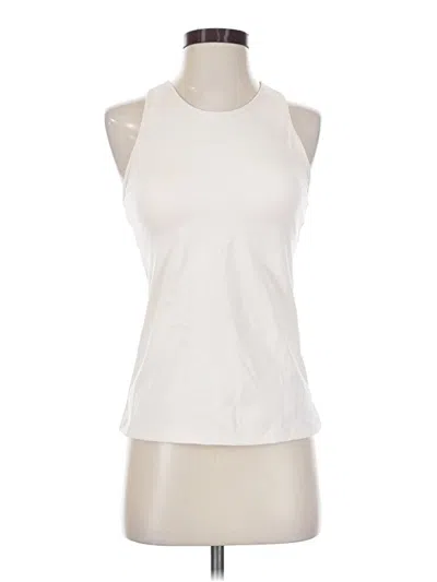Pre-owned Senita Athletics Sleeveless T-shirt In Ivory