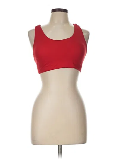 Pre-owned Senita Athletics Sports Bra In Red
