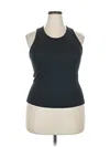 Senita Athletics Tank Top Black Halter Neckline Tops In Black