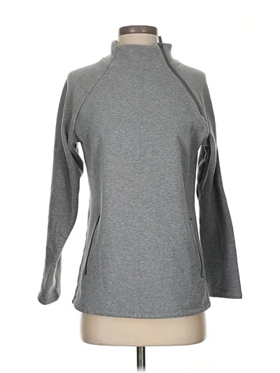 Pre-owned Senita Athletics Turtleneck Sweater In Gray