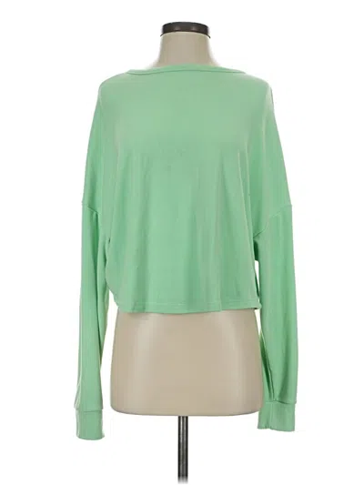 Pre-owned Senita Athletics Turtleneck Sweater In Green