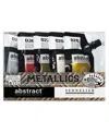 Sennelier Abstract Acrylic Paint Set, 120 Ml, Metallic, 5-colors