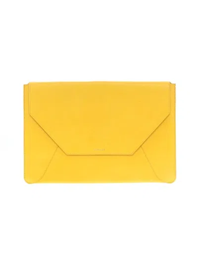 Pre-owned Senreve Clutch In Yellow