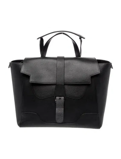Pre-owned Senreve Leather Backpack In Black