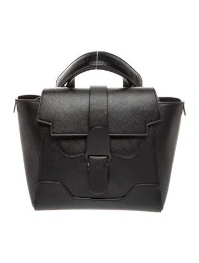 Pre-owned Senreve Leather Backpack In Black