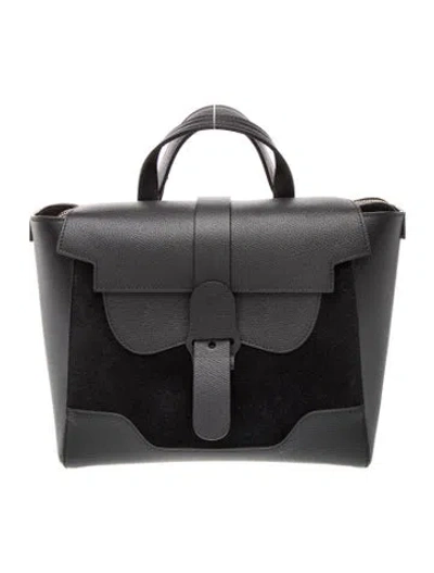 Pre-owned Senreve Leather Backpack In Black