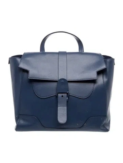 Pre-owned Senreve Leather Backpack In Blue
