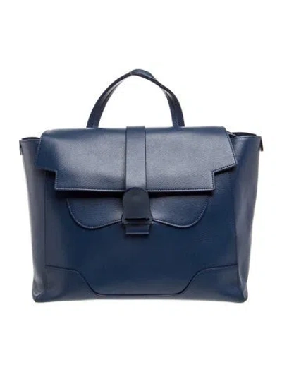 Pre-owned Senreve Leather Backpack In Blue