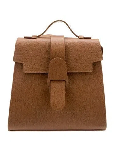 Pre-owned Senreve Leather Backpack In Brown