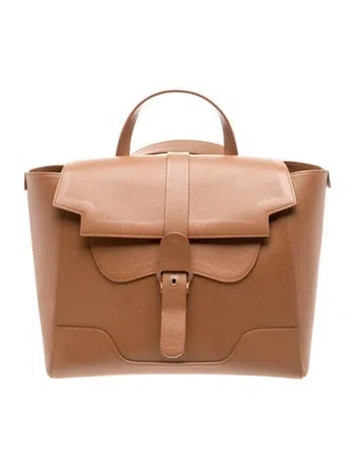 Pre-owned Senreve Leather Backpack In Brown