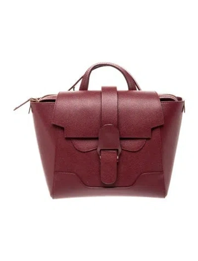 Pre-owned Senreve Leather Backpack In Burgundy