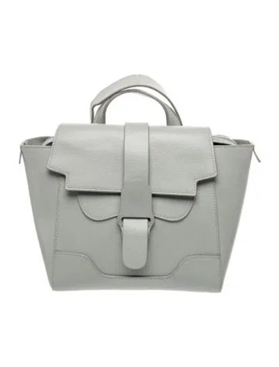 Pre-owned Senreve Leather Backpack In Gray