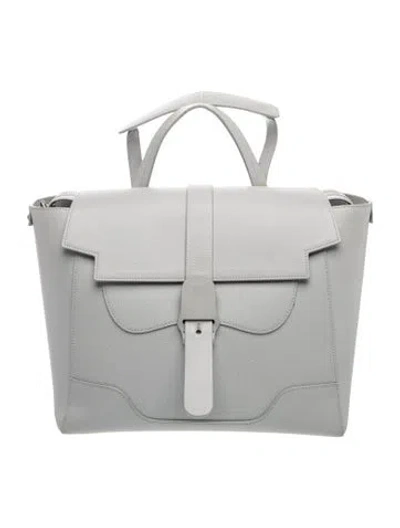 Pre-owned Senreve Leather Backpack In Grey