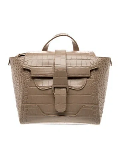 Pre-owned Senreve Leather Backpack In Neutral